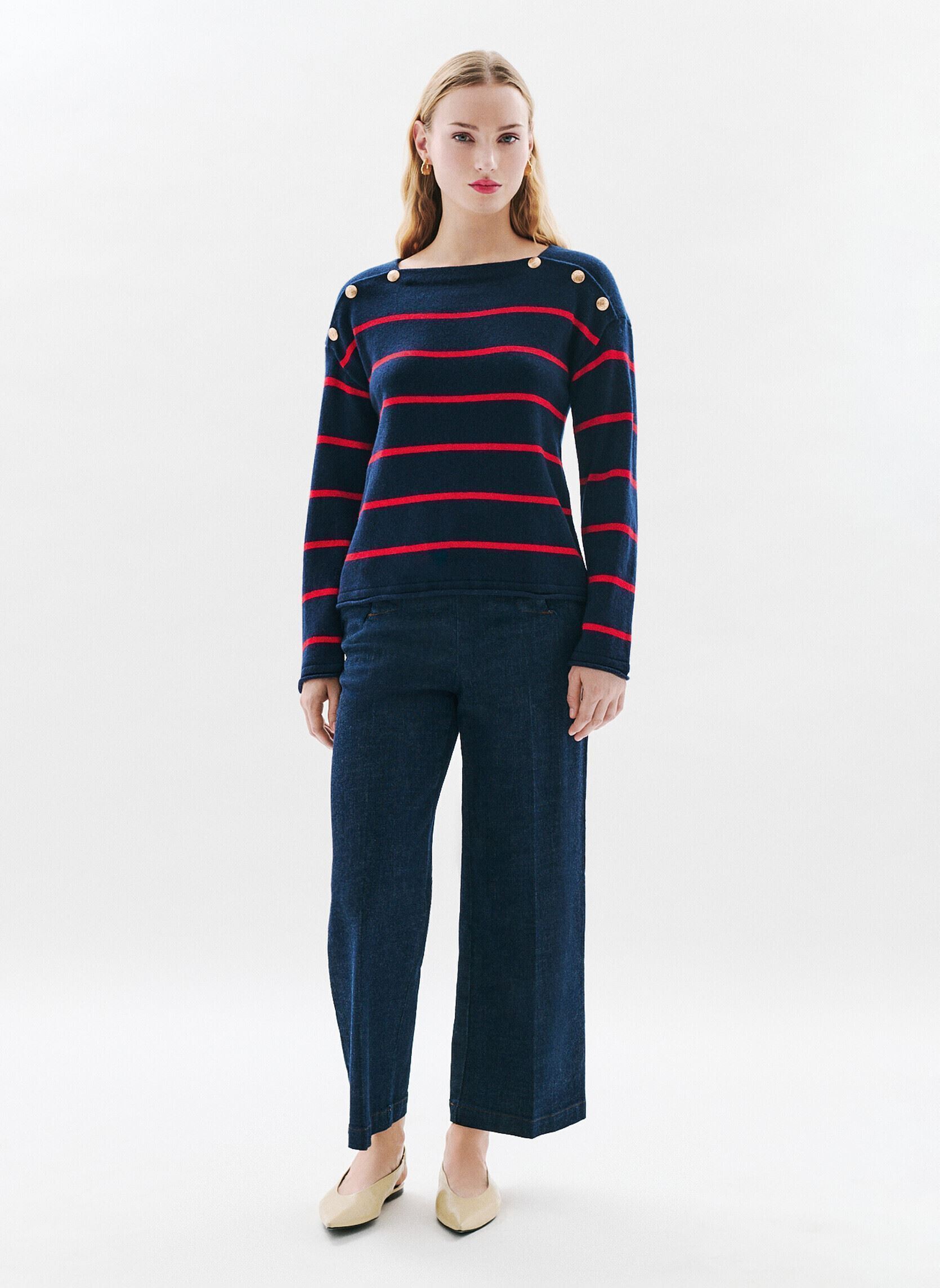 Pulls 252K-MLOIC femme bleu Caroll Pulls 252K-MLOIC femme bleu SKY CAPTAIN