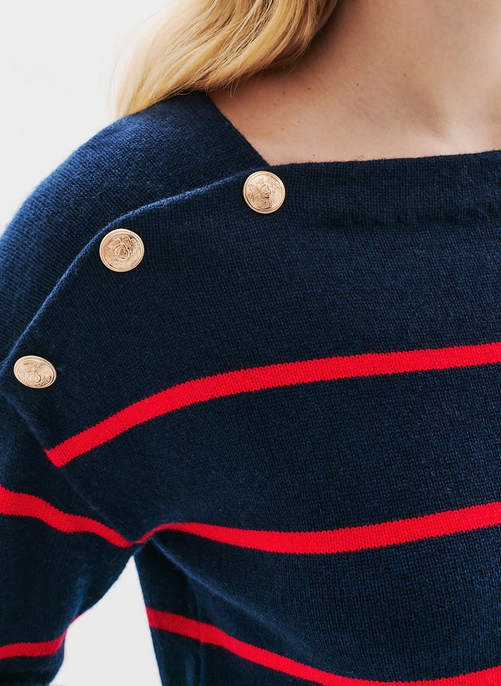 Pulls 252K-MLOIC femme bleu Caroll Pulls 252K-MLOIC femme bleu SKY CAPTAIN