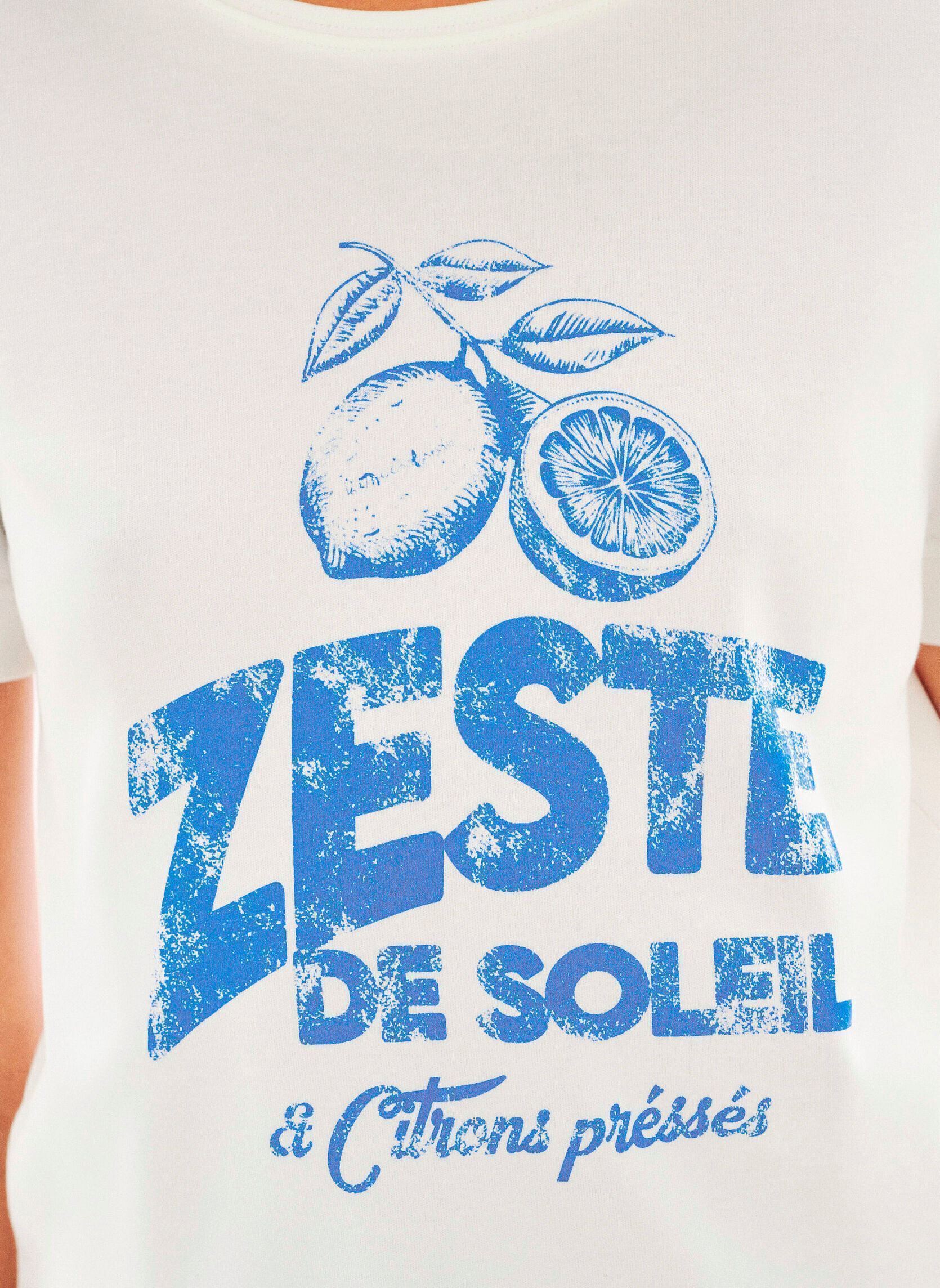 T-shirts met korte mouwen 252T-TCITRON dames wit Caroll T-shirts met korte mouwen 252T-TCITRON dames wit CLOUD DANCER