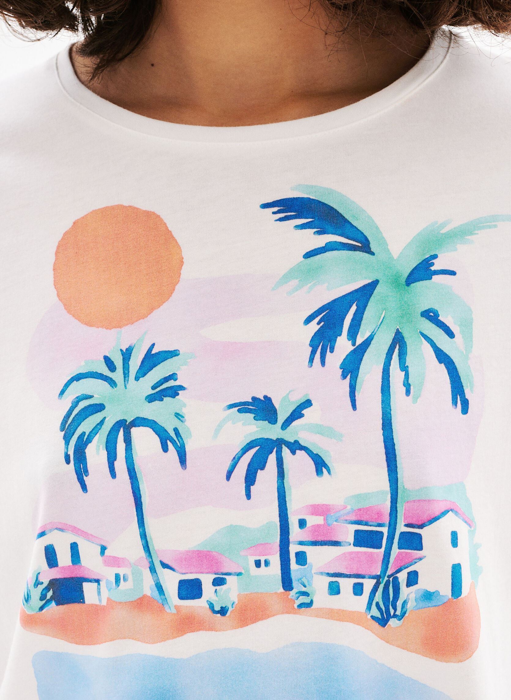 Kurzarm-T-Shirts 252T-TIM-TRANSAT damen weiß Caroll Kurzarm-T-Shirts 252T-TIM-TRANSAT damen weiß CLOUD DANCER