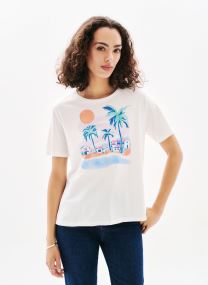 Kurzarm-T-Shirts 252T-TIM-TRANSAT damen weiß Caroll Kurzarm-T-Shirts 252T-TIM-TRANSAT damen weiß CLOUD DANCER