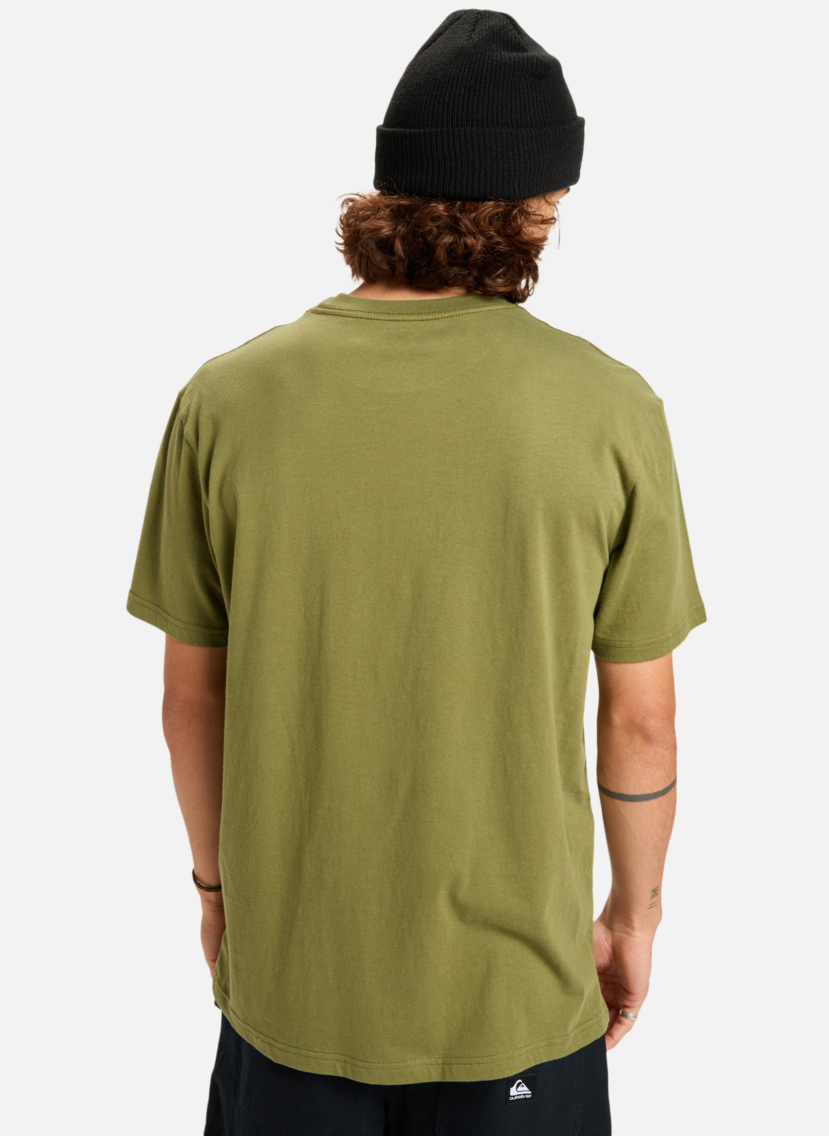 Tee-shirts Ev Comp Logo homme vert Quiksilver Tee-shirts Ev Comp Logo homme vert Kaki