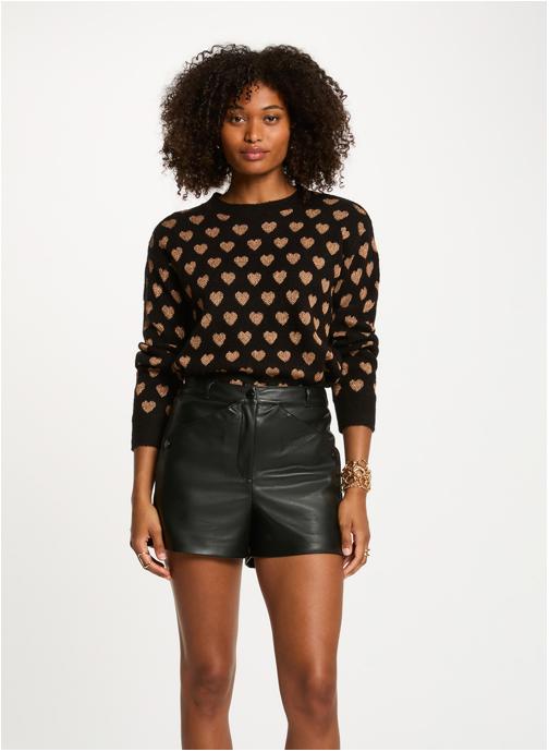 Morgan Pulls 252-MCOEUR femme noir