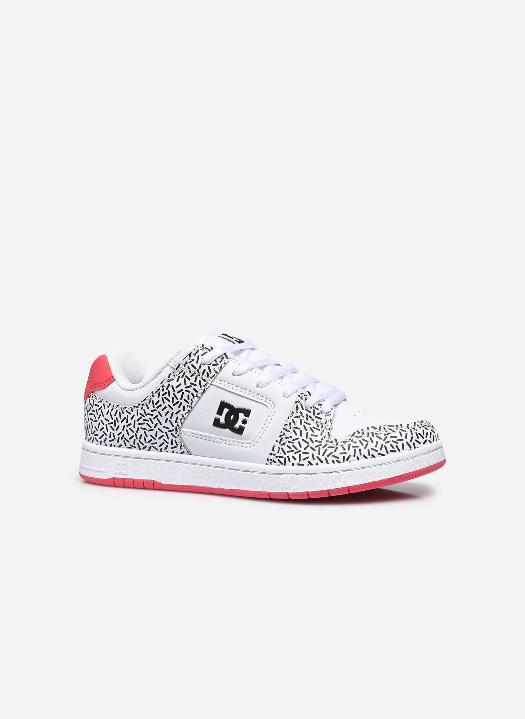 Sneakers Manteca 4 W dames wit DC Shoes Sneakers Manteca 4 W dames wit WHITE/BLACK/HOTPINK