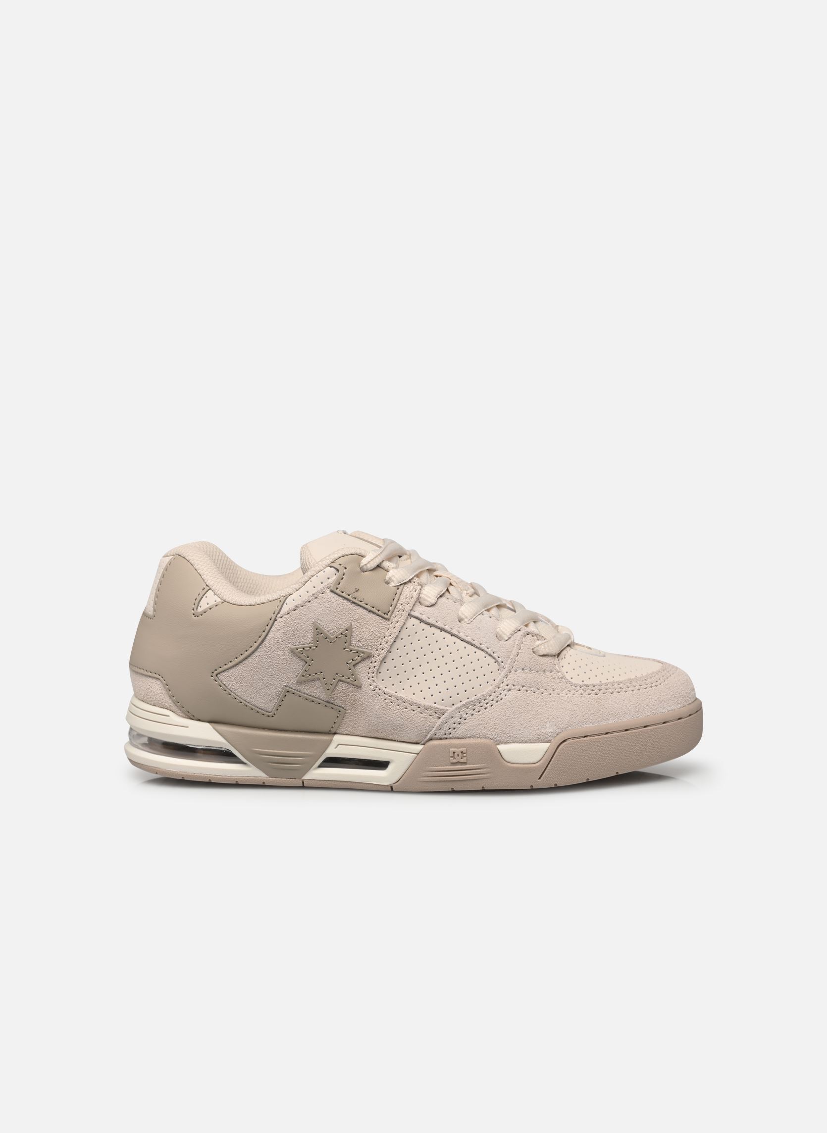 Baskets DC COMMAND W femme beige DC Shoes Baskets DC COMMAND W femme beige Tan/White