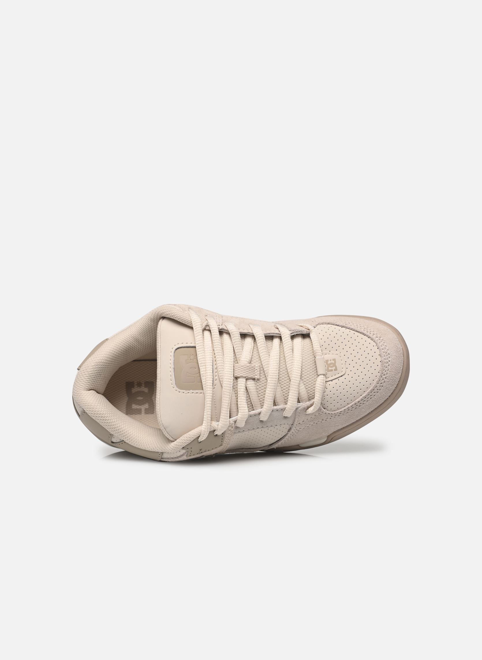 Baskets DC COMMAND W femme beige DC Shoes Baskets DC COMMAND W femme beige Tan/White