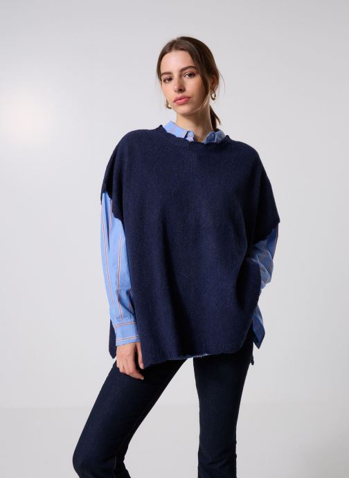 Ichi Poncho's IAMACHA PO dames blauw