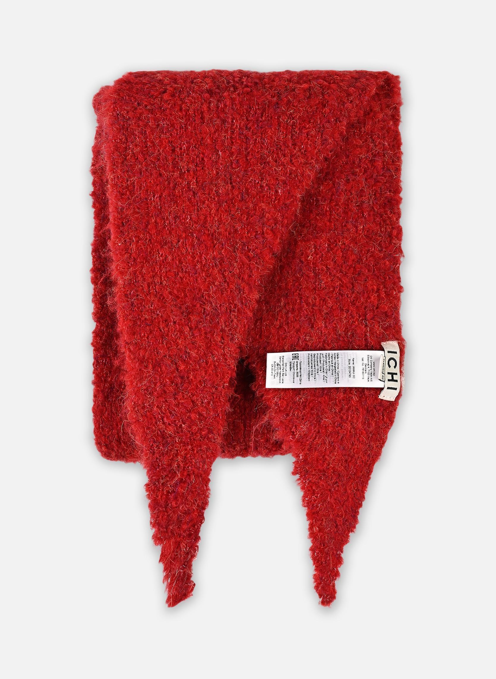 Echarpes IAMAUI SC femme rouge Ichi Echarpes IAMAUI SC femme rouge RED DAHLIA