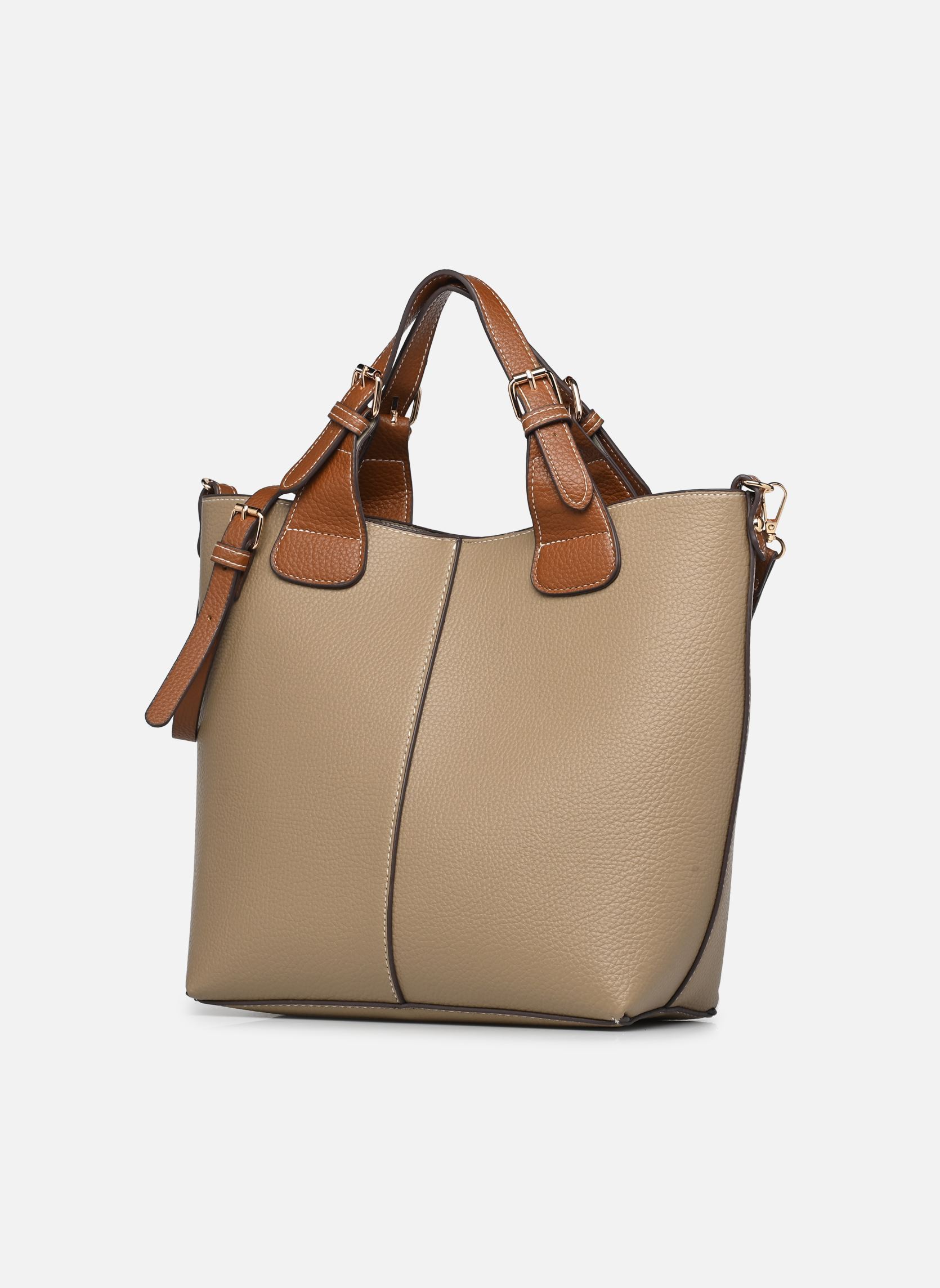 Schoudertassen IAMARCELLA SH BA dames beige Ichi Schoudertassen IAMARCELLA SH BA dames beige LIGHT TAUPE