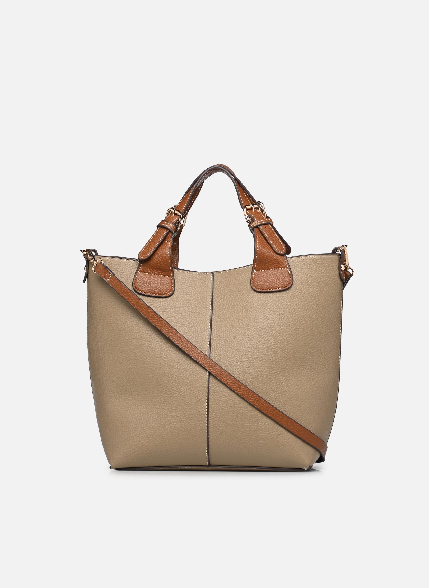 Schoudertassen IAMARCELLA SH BA dames beige Ichi Schoudertassen IAMARCELLA SH BA dames beige LIGHT TAUPE
