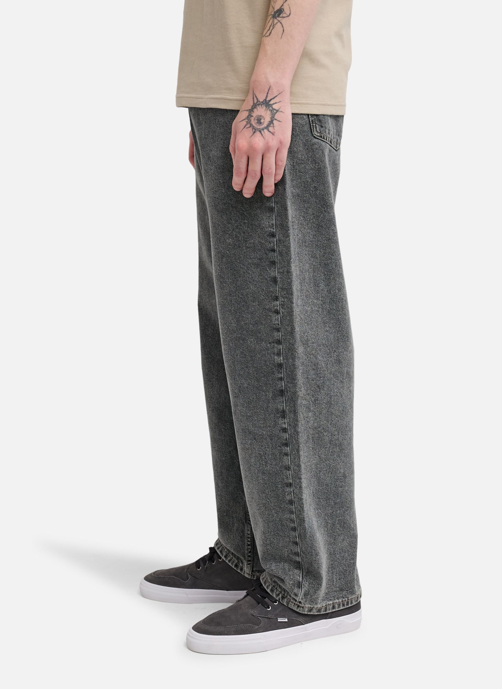 Jeans droit Big 5 Denim homme gris Element Jeans droit Big 5 Denim homme gris Gris
