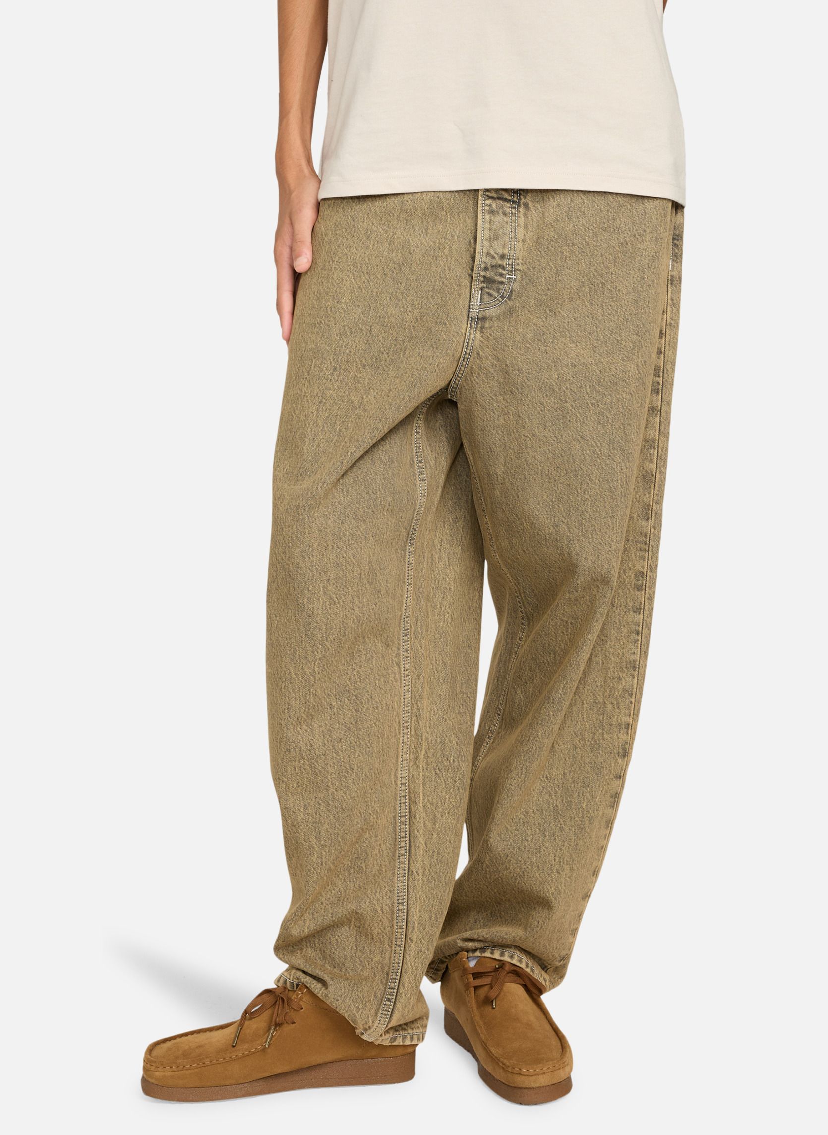 Element Jeans droit Big 5 Denim homme marron | Sarenza France