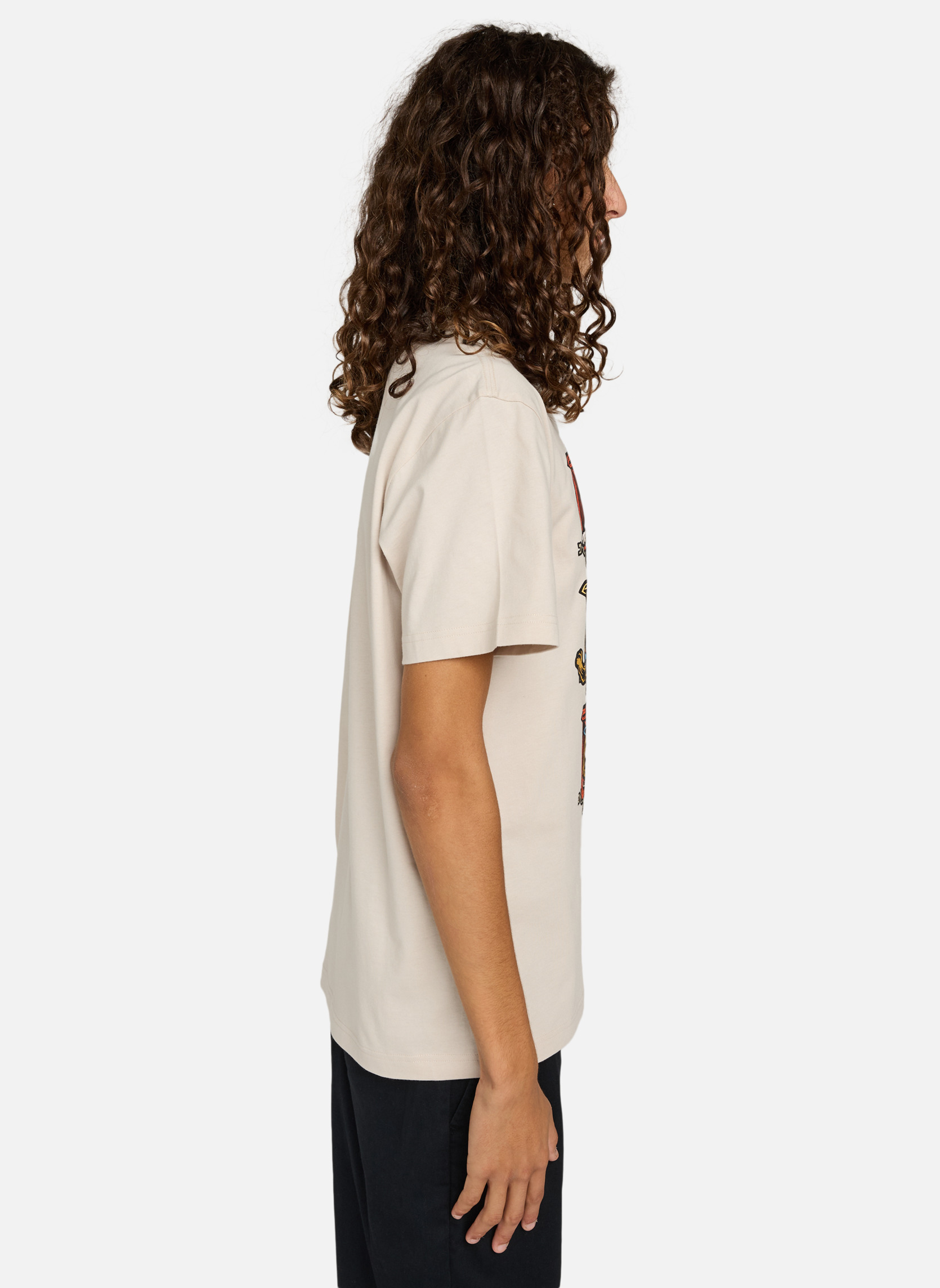 Tee-shirts Timber Boxcar homme beige Element Tee-shirts Timber Boxcar homme beige Beige