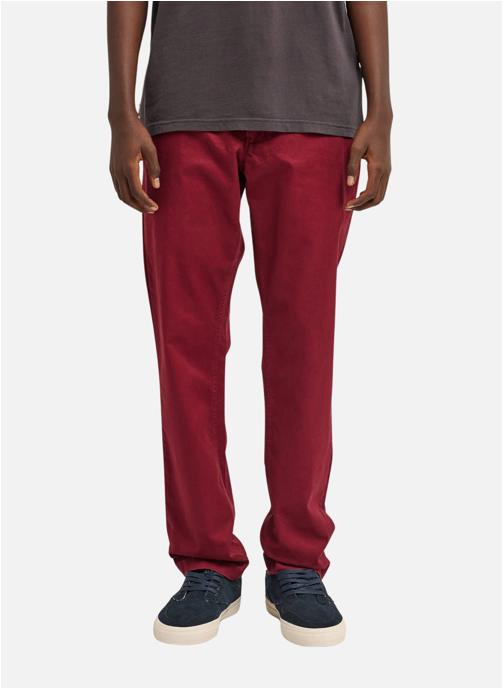 Element Pantalons droits Regular Twill homme rouge
