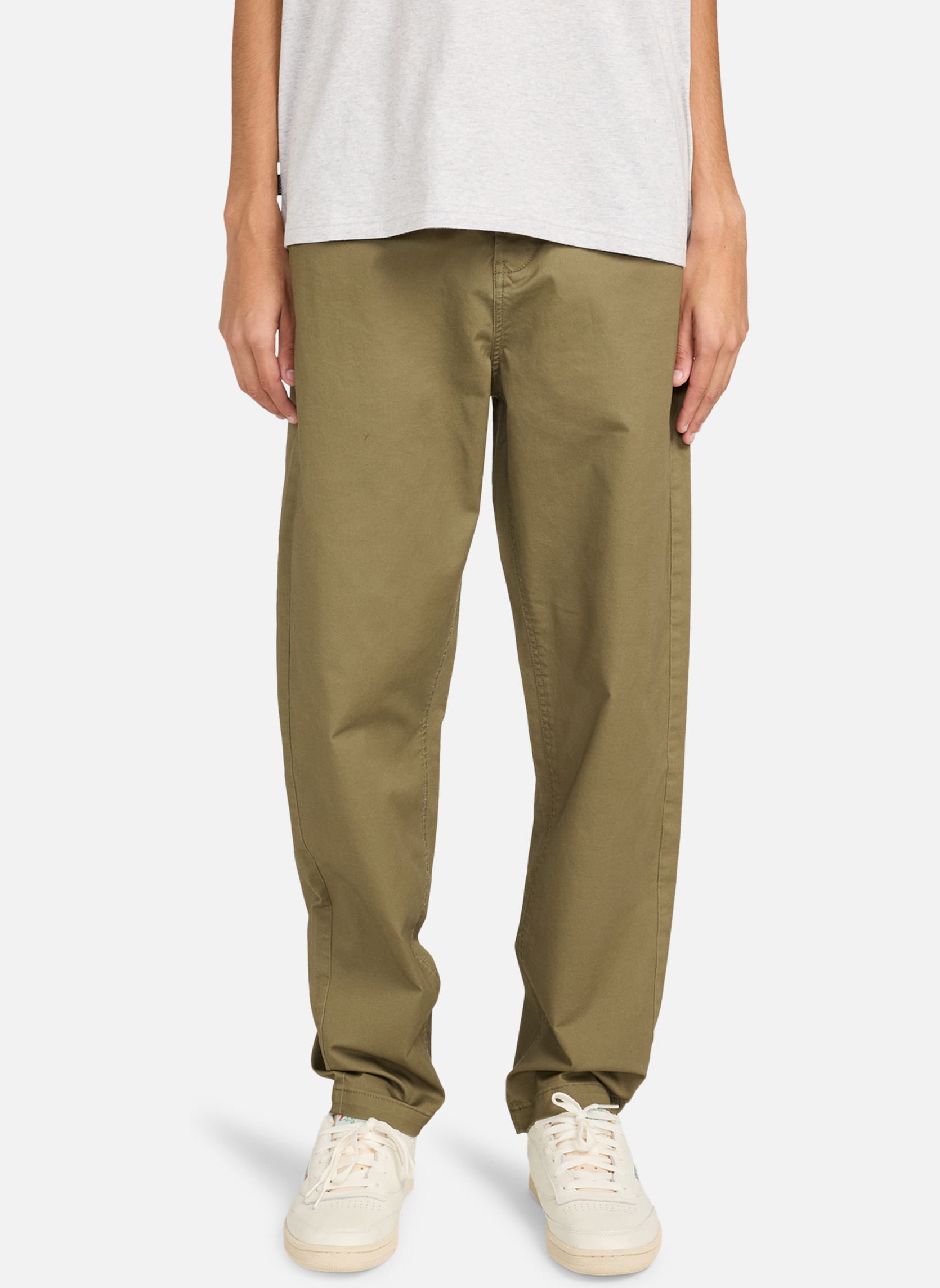 Pantalons droits Regular Comfort Twill homme vert Element Pantalons droits Regular Comfort Twill homme vert Vert
