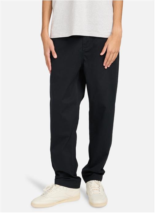 Element Pantalons droits Regular Comfort Twill homme noir