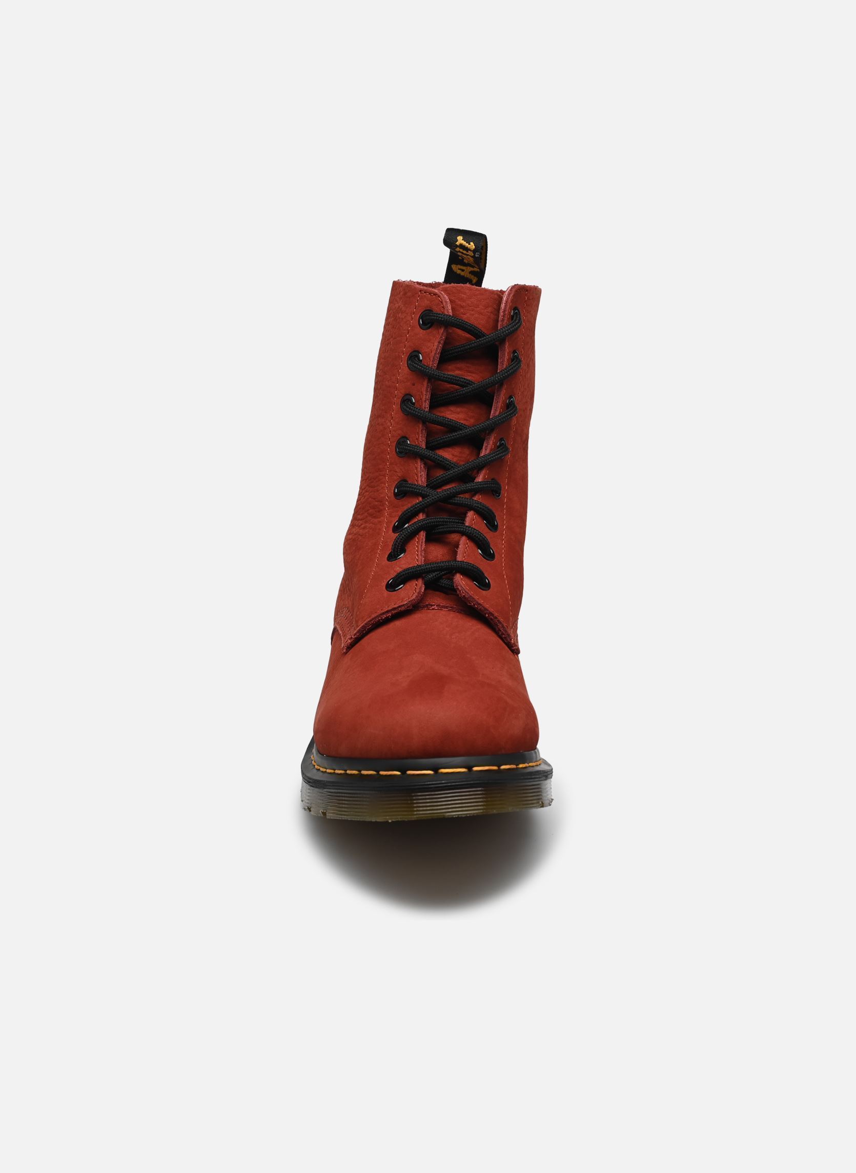 Bottines à lacets 1460 Pascal M homme rouge Dr. Martens Bottines à lacets 1460 Pascal M homme rouge RUSSET RED MILLED NUBUCK RB
