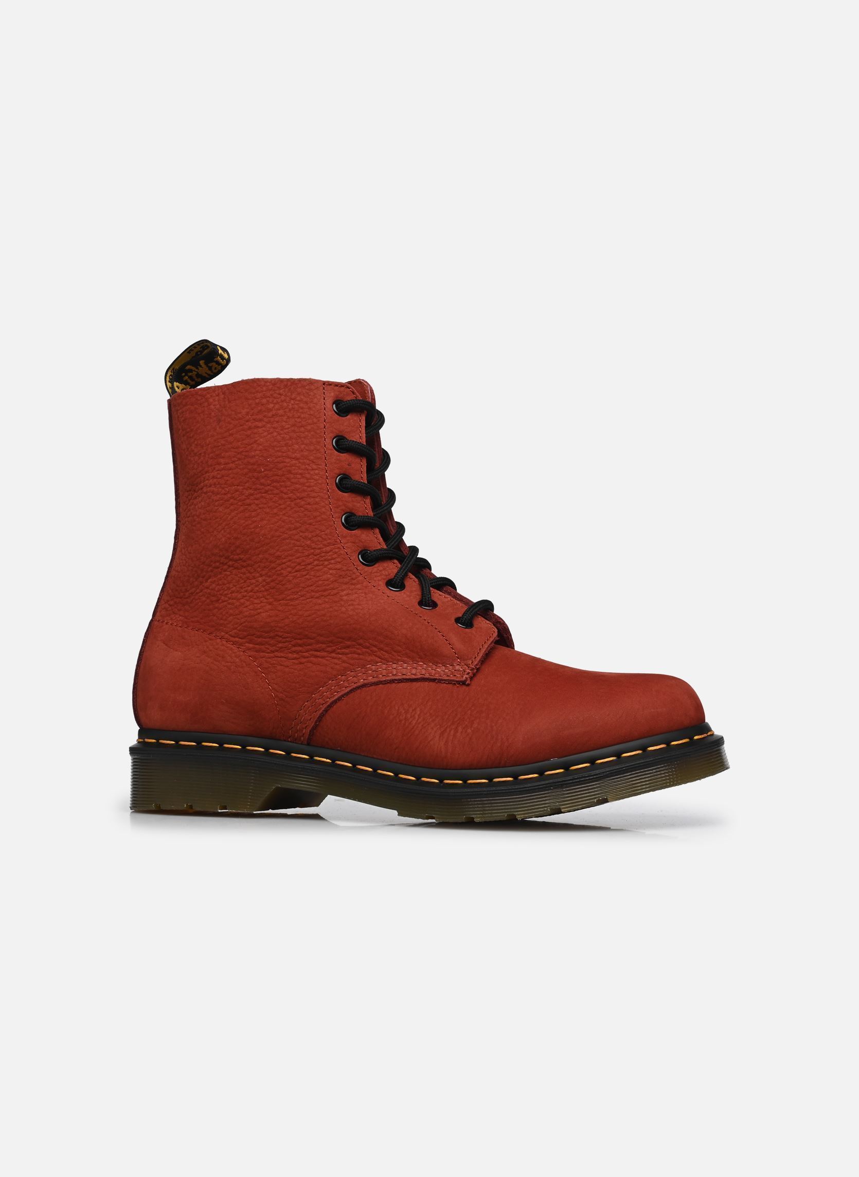Bottines à lacets 1460 Pascal M homme rouge Dr. Martens Bottines à lacets 1460 Pascal M homme rouge RUSSET RED MILLED NUBUCK RB