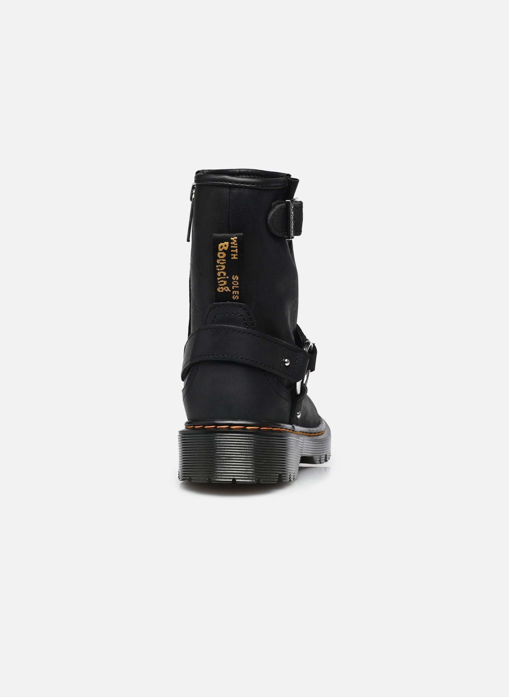 Bottines Genaya J fille noir Dr. Martens Bottines Genaya J fille noir BLACK WYOMING
