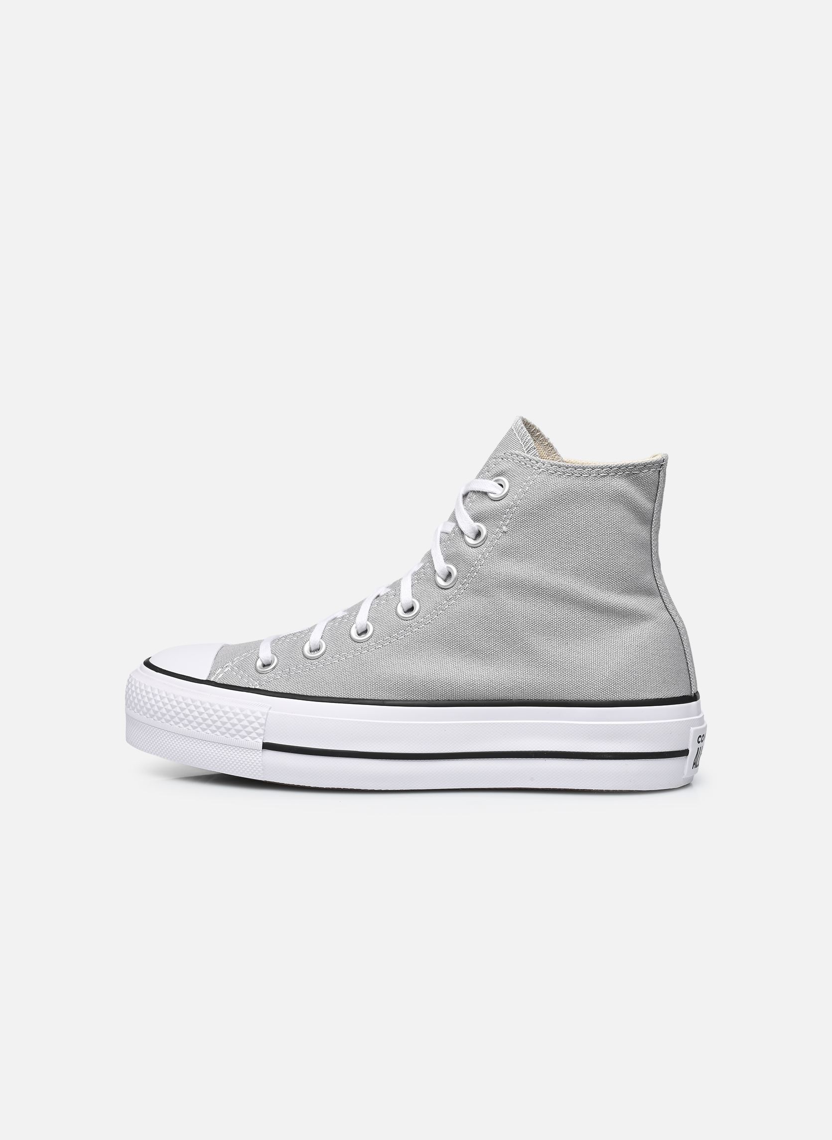 Baskets montantes Chuck Taylor All Star Lift Platform HI W femme gris Converse Baskets montantes Chuck Taylor All Star Lift Platform HI W femme gris MEDIUM GREY