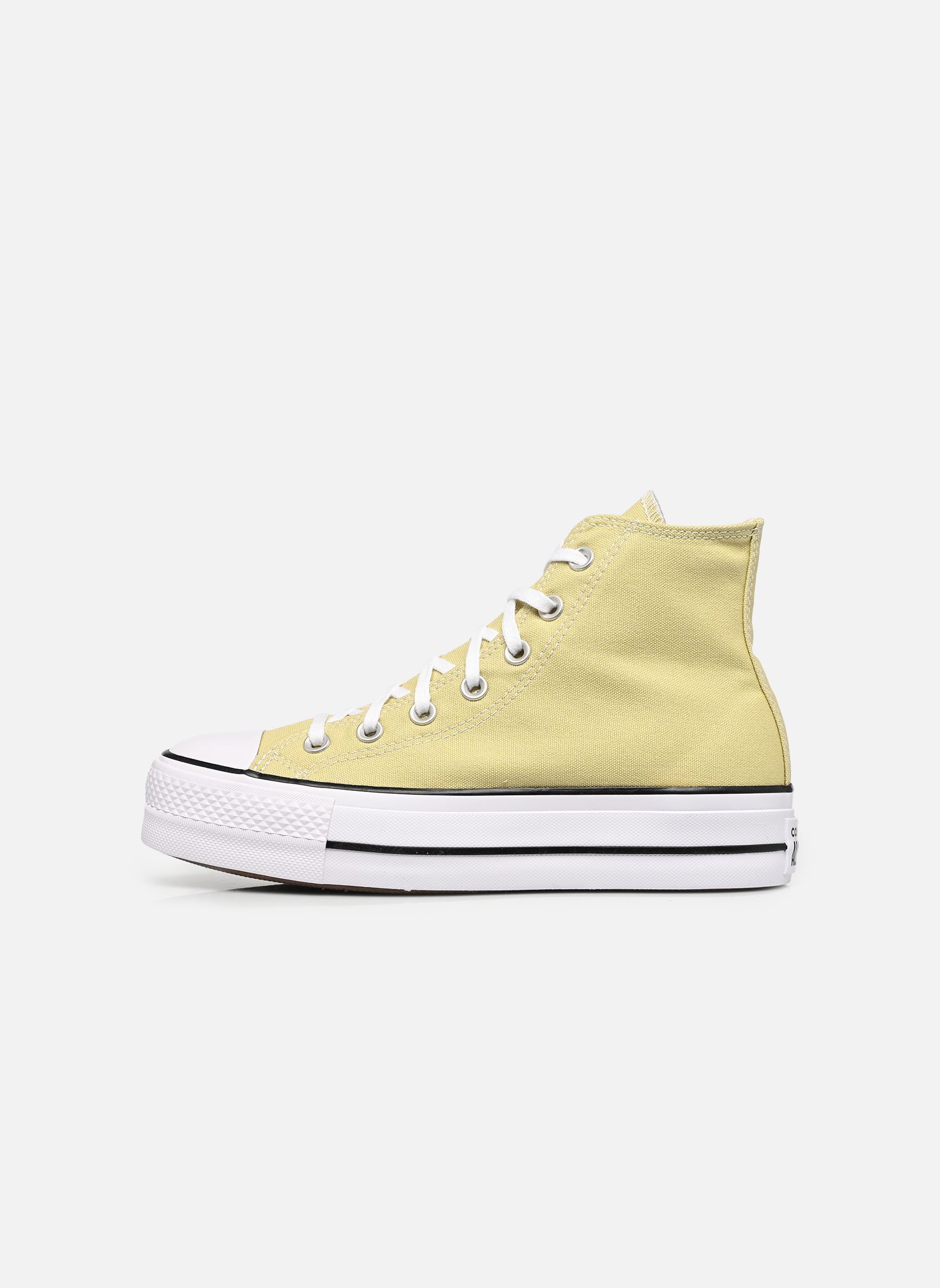 Knöchelhohe Sneaker Chuck Taylor All Star Lift Platform HI W damen beige Converse Knöchelhohe Sneaker Chuck Taylor All Star Lift Platform HI W damen beige FESTIVAL FIELD/WHITE/BLACK