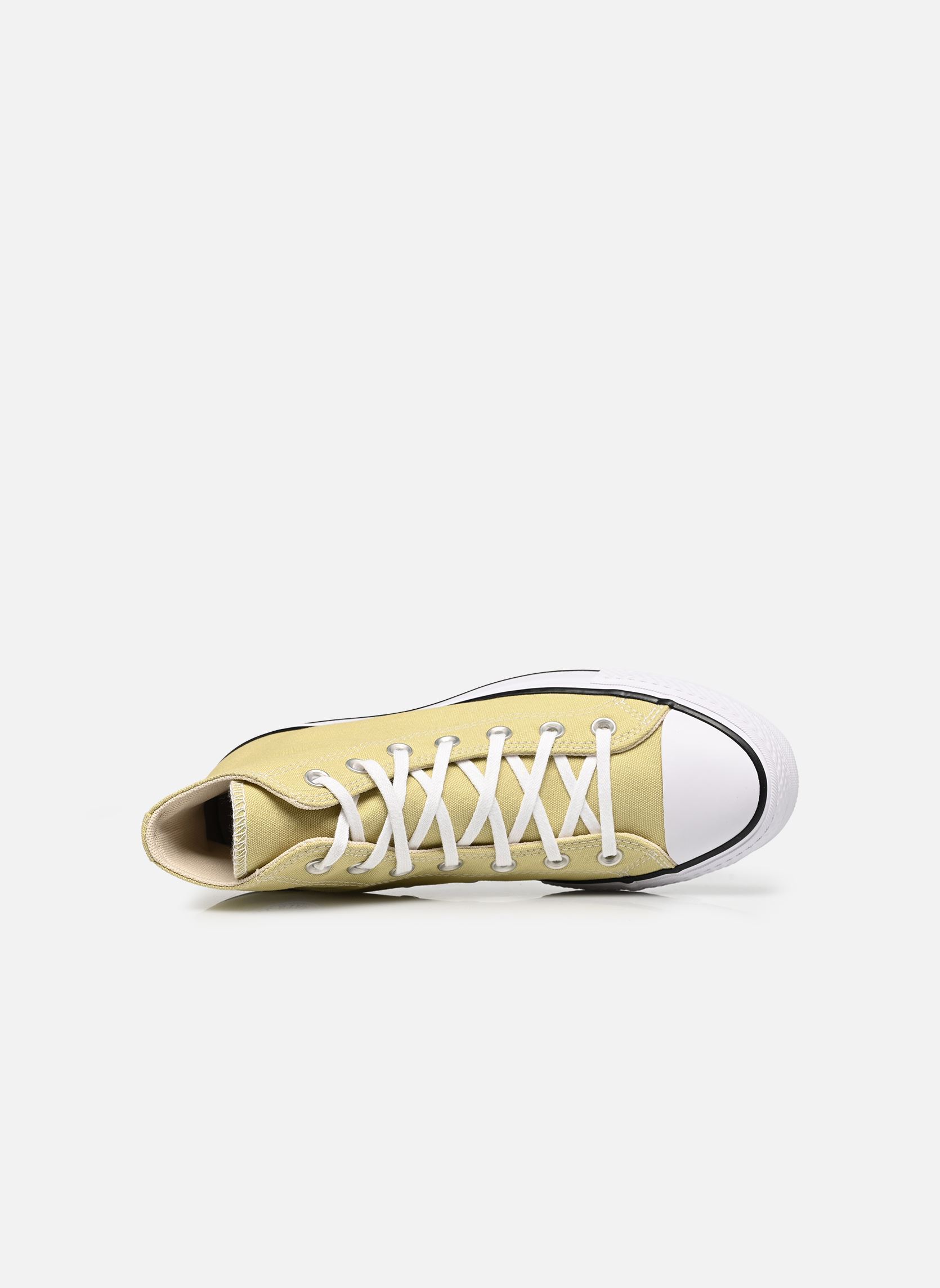 Knöchelhohe Sneaker Chuck Taylor All Star Lift Platform HI W damen beige Converse Knöchelhohe Sneaker Chuck Taylor All Star Lift Platform HI W damen beige FESTIVAL FIELD/WHITE/BLACK