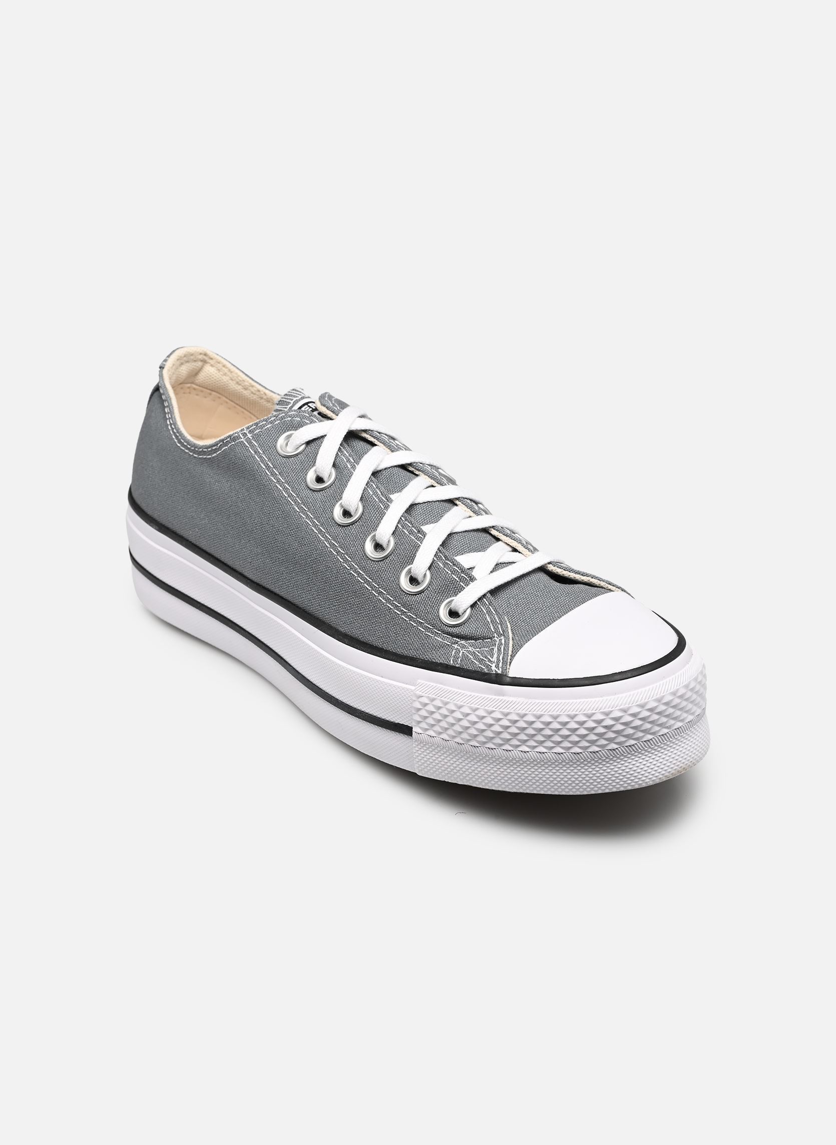 Baskets Chuck Taylor All Star Lift Platform OX W femme gris Converse Baskets Chuck Taylor All Star Lift Platform OX W femme gris MINERAL BREW/WHITE/BLACK