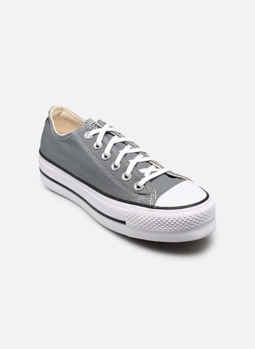 Converse Baskets basses Chuck Taylor All Star Lift Platform OX W femme gris