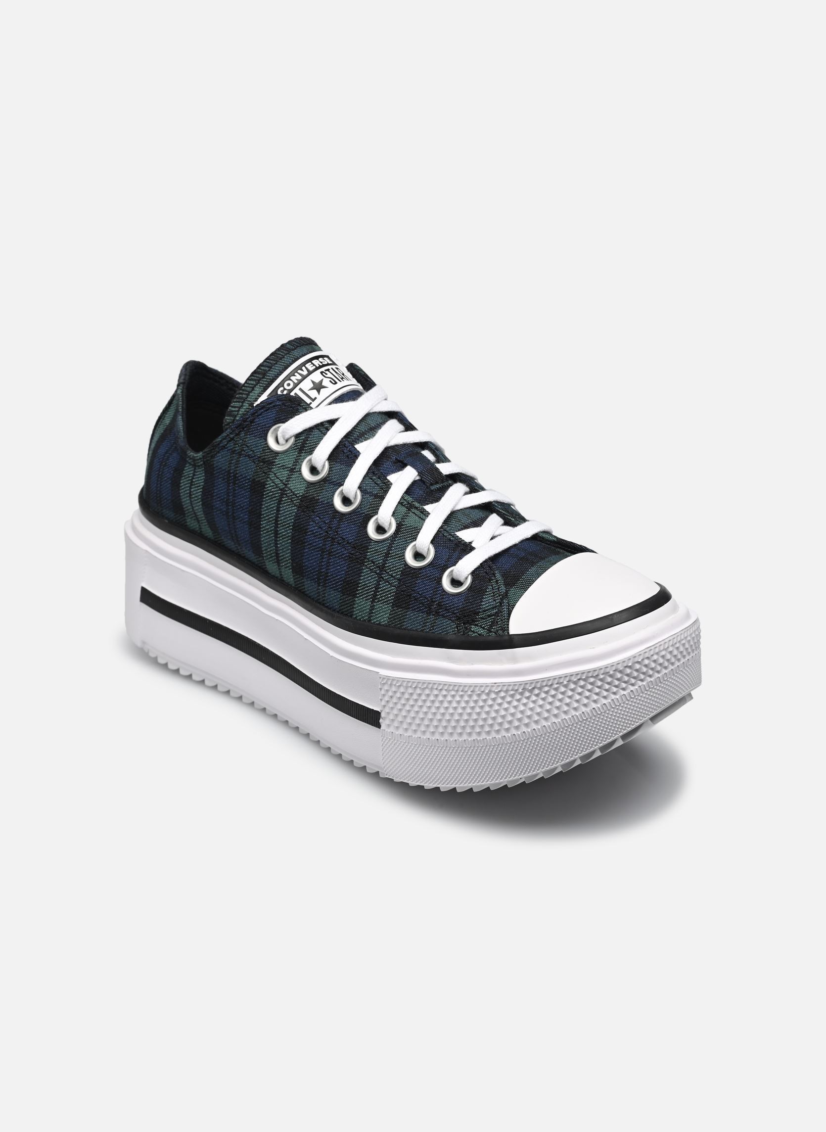 Chuck Taylor All Star Lift Double Stack Platform Plaid - vue 2