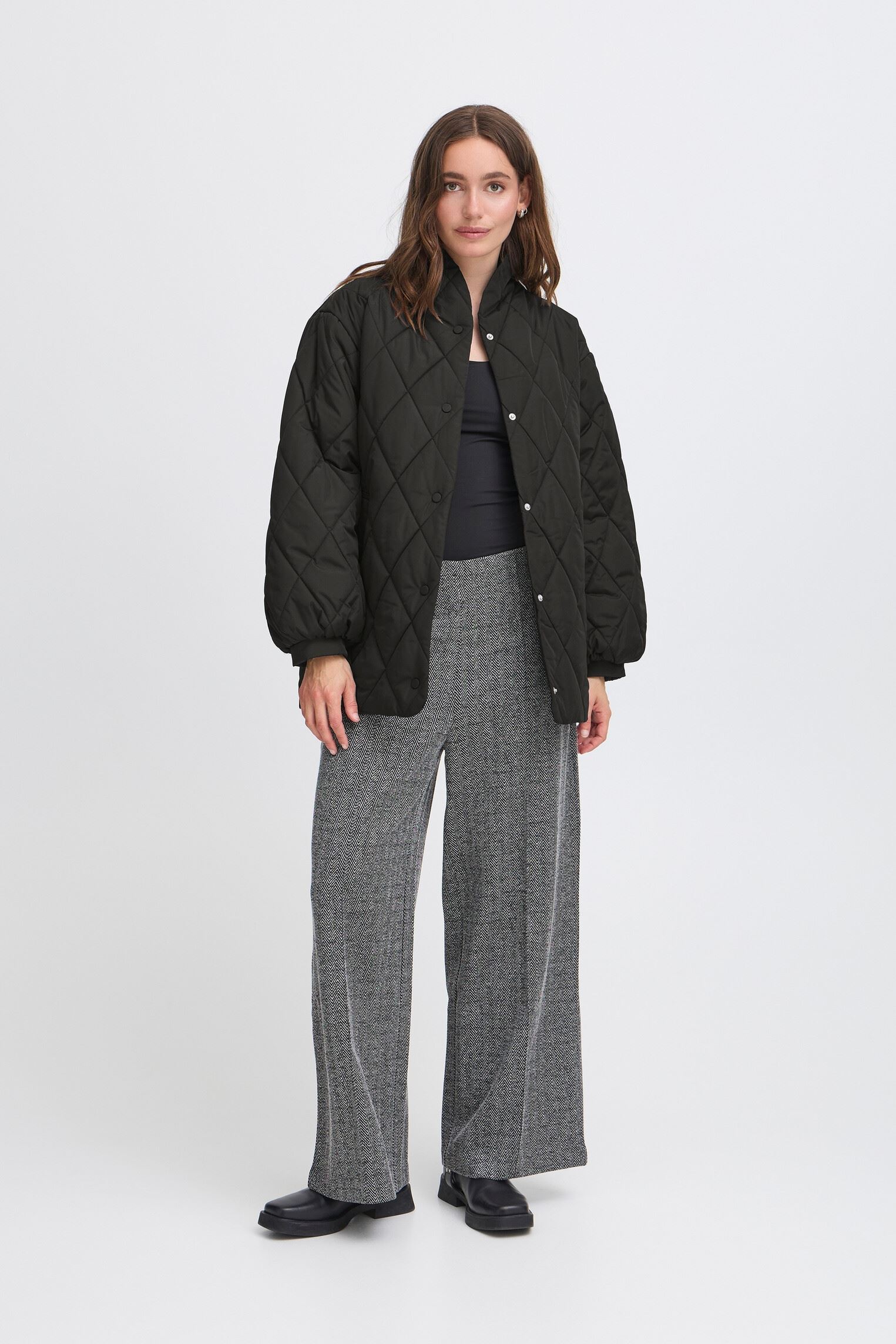Jacken IHHANSA JA2 damen schwarz Ichi Jacken IHHANSA JA2 damen schwarz Black