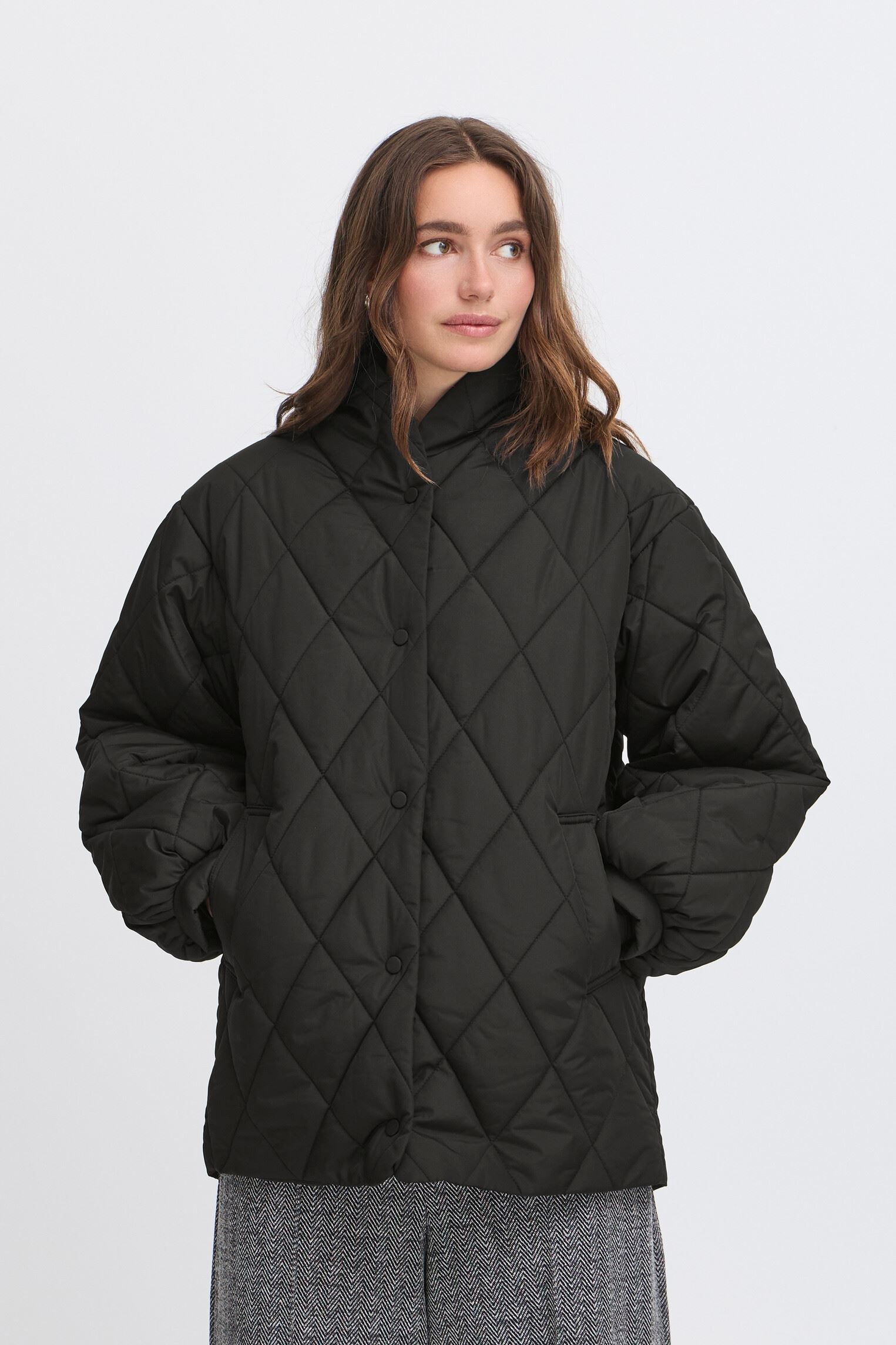 Jacken IHHANSA JA2 damen schwarz Ichi Jacken IHHANSA JA2 damen schwarz Black
