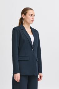 Vestes de blazer IHKATE SUS LONG BL4 femme bleu