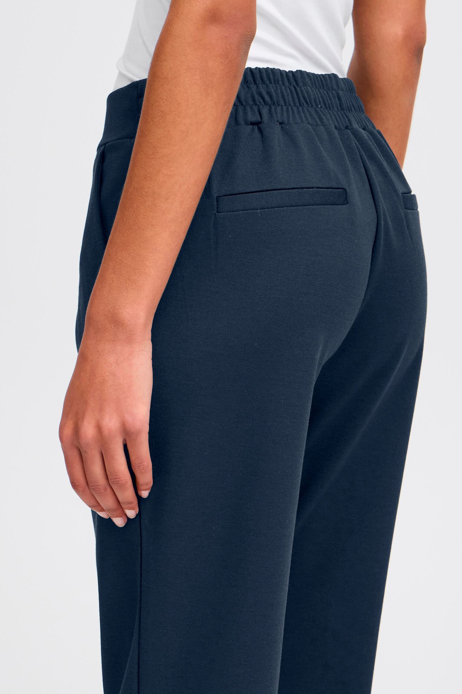 Hosen IHKATE STRAIGHT PA damen blau Ichi Hosen IHKATE STRAIGHT PA damen blau TOTAL ECLIPSE