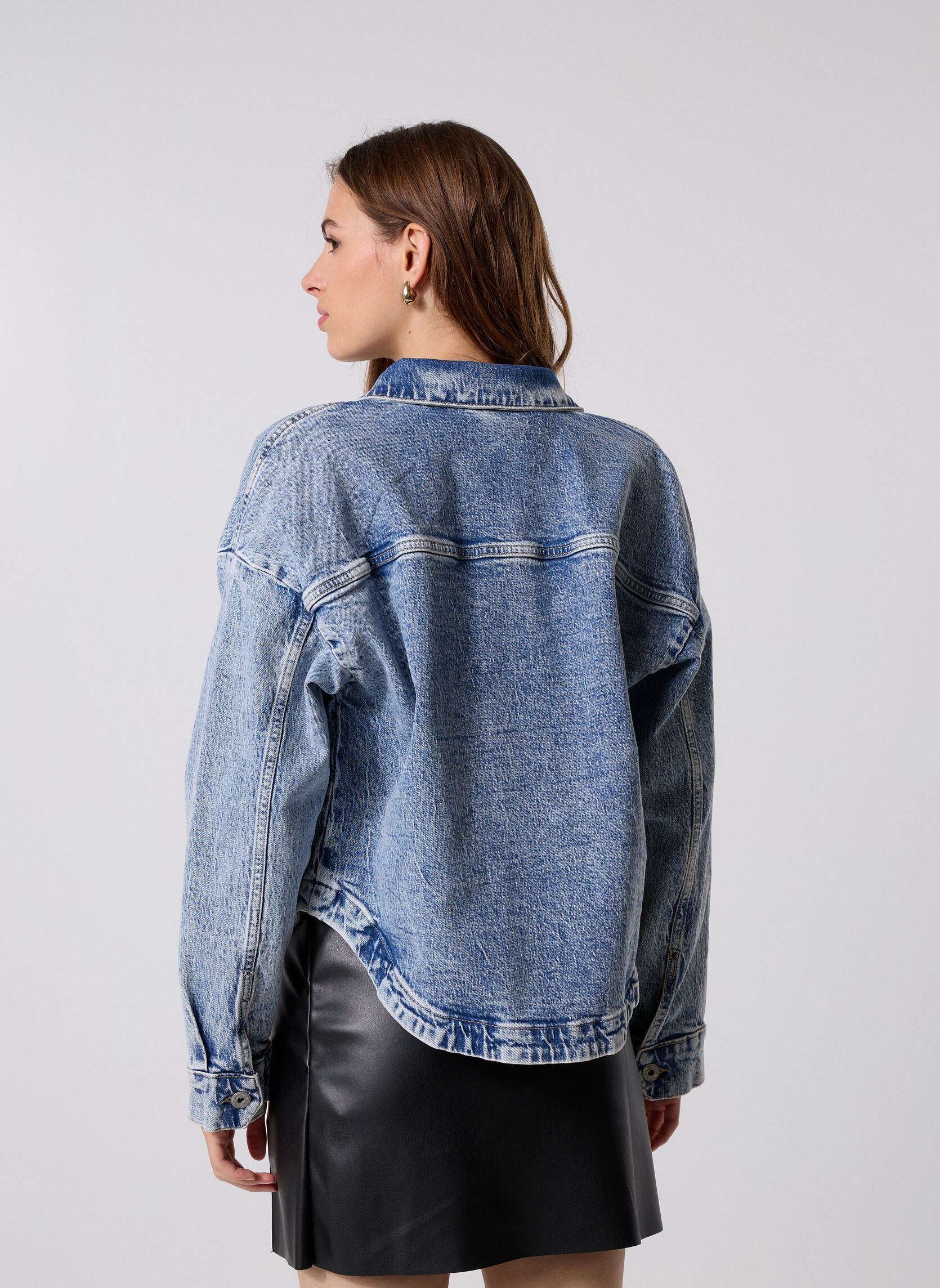 Vestes de blazer IHUNNI JA femme bleu Ichi Vestes de blazer IHUNNI JA femme bleu Denim Light Blue Stonewashed