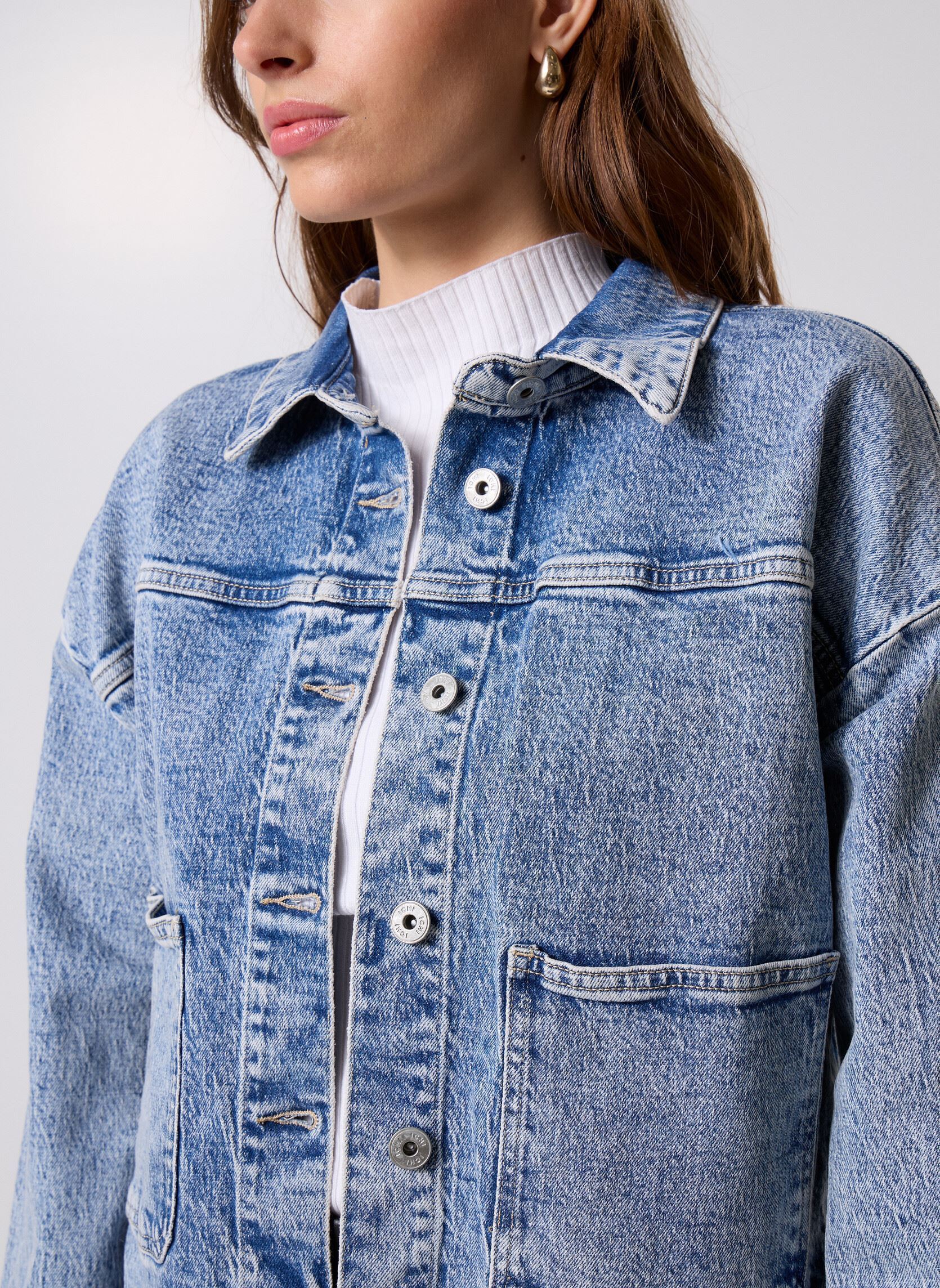 Vestes de blazer IHUNNI JA femme bleu Ichi Vestes de blazer IHUNNI JA femme bleu Denim Light Blue Stonewashed