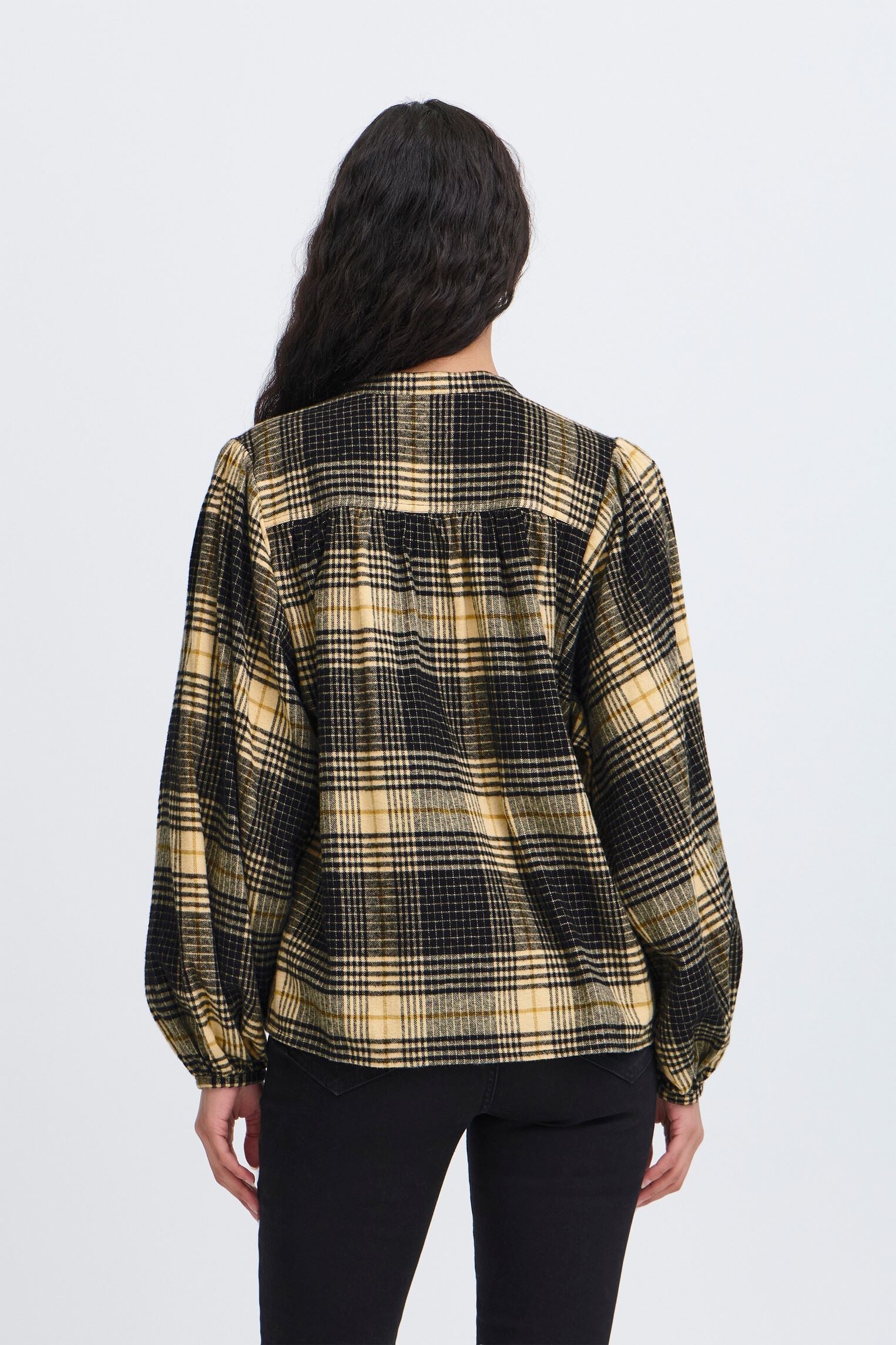 Camicie a maniche lunghe IHESIVA SH donna marrone Ichi Camicie a maniche lunghe IHESIVA SH donna marrone CHECK PATTERN
