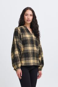 Camicie a maniche lunghe IHESIVA SH donna marrone Ichi Camicie a maniche lunghe IHESIVA SH donna marrone CHECK PATTERN