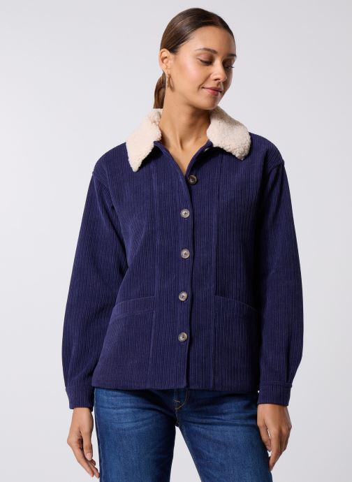 Ichi Vestes IHKATE CORDUROY SH2 femme bleu
