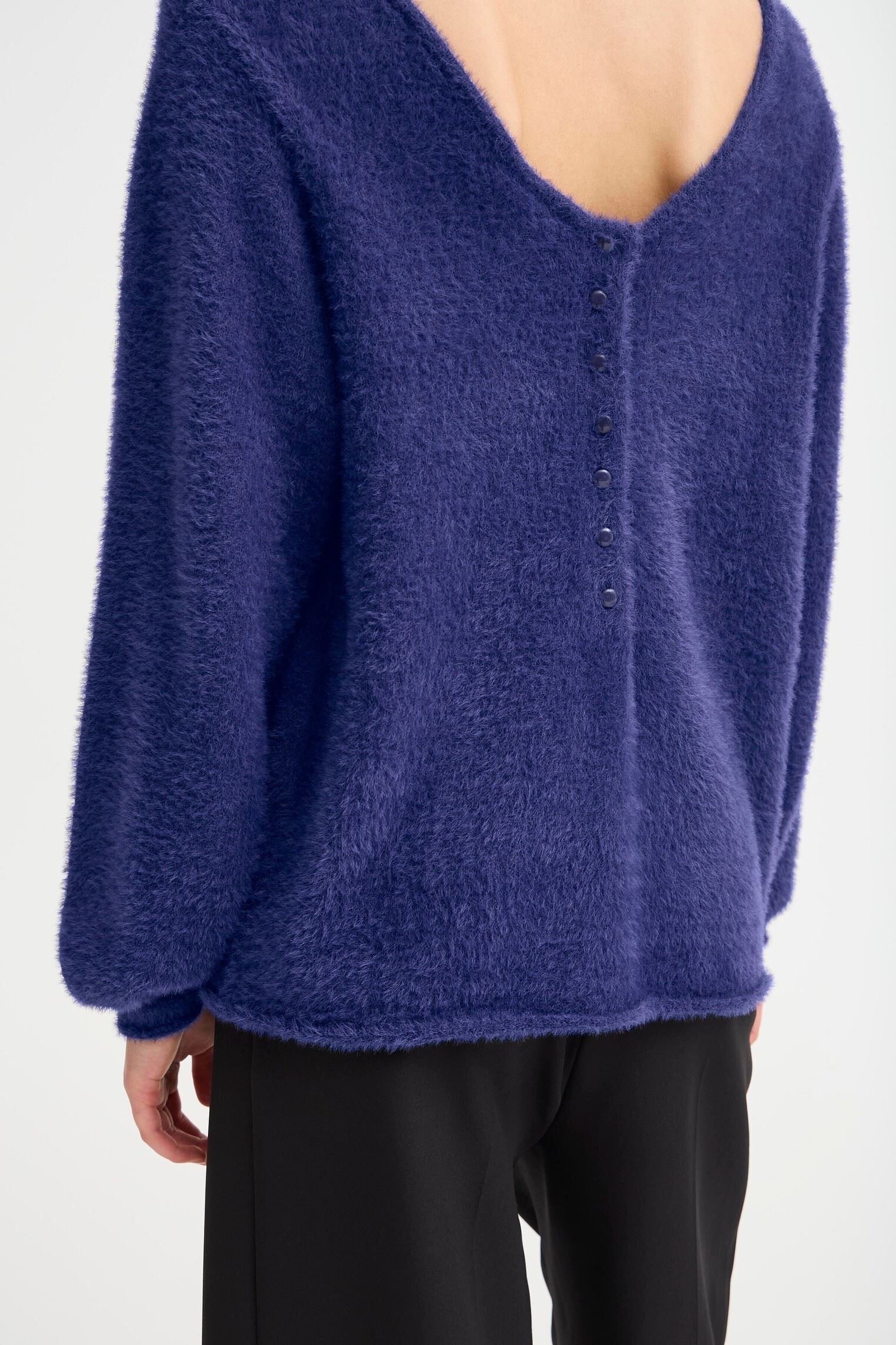 Pullover IHBERGIE LS damen blau Ichi Pullover IHBERGIE LS damen blau Patriot Blue