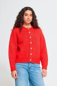 Gilets Ihbelablue Ca femme rouge