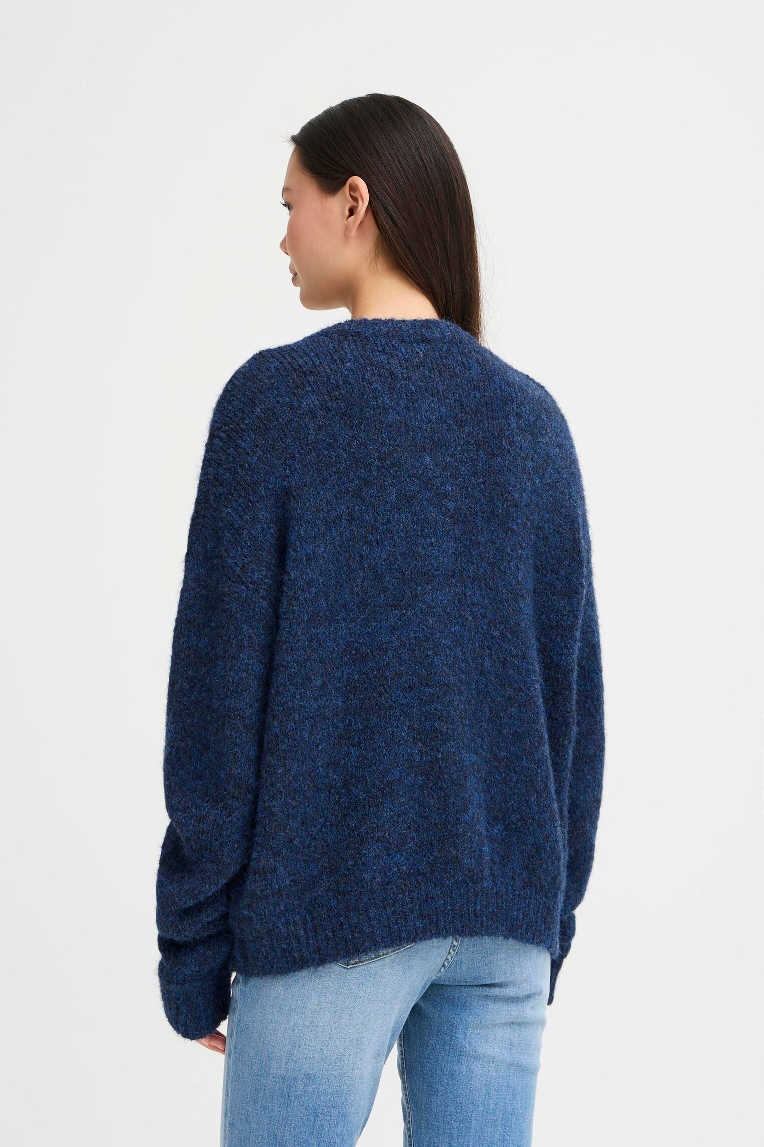 Strickjacken und Westen Ihbelablue Ca damen blau Ichi Strickjacken und Westen Ihbelablue Ca damen blau PATRIOT BLUE