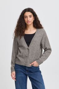 Vesten IHDASILA CA dames grijs Ichi Vesten IHDASILA CA dames grijs DARK GREY MELANGE