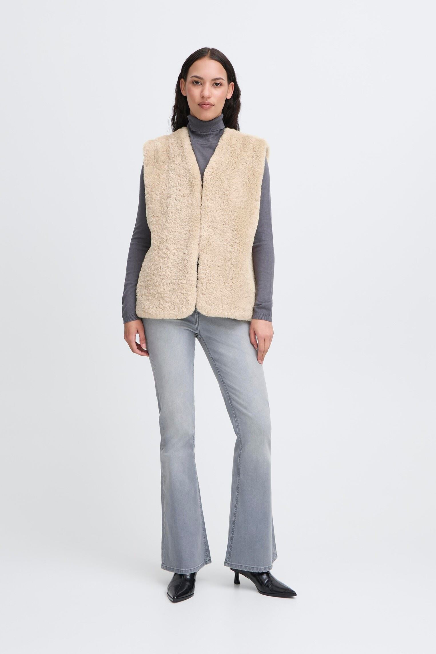 Bodywarmer IHHIZALA WA dames wit Ichi Bodywarmer IHHIZALA WA dames wit Fury Rainy Day