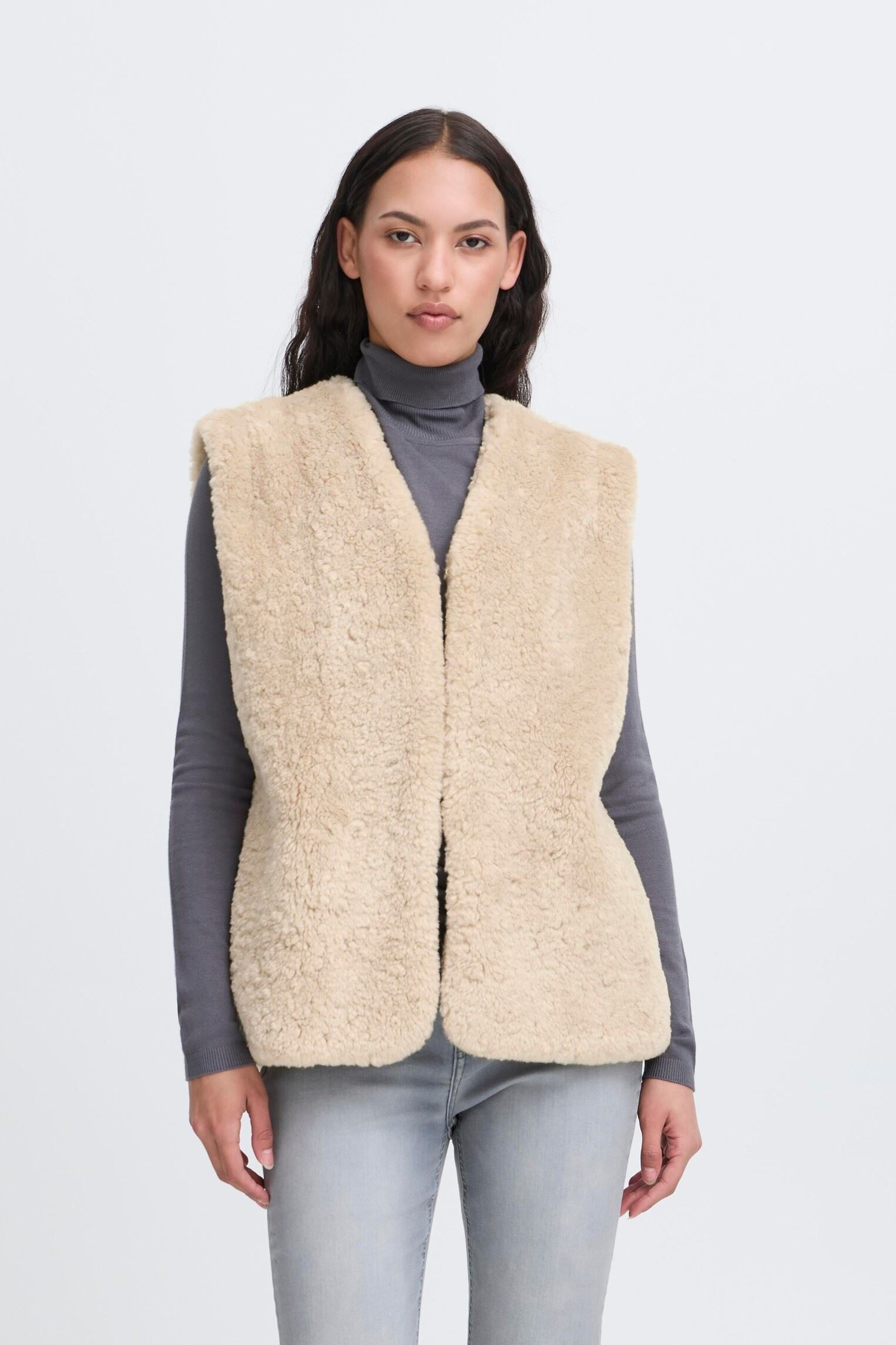 Bodywarmer IHHIZALA WA dames wit Ichi Bodywarmer IHHIZALA WA dames wit Fury Rainy Day