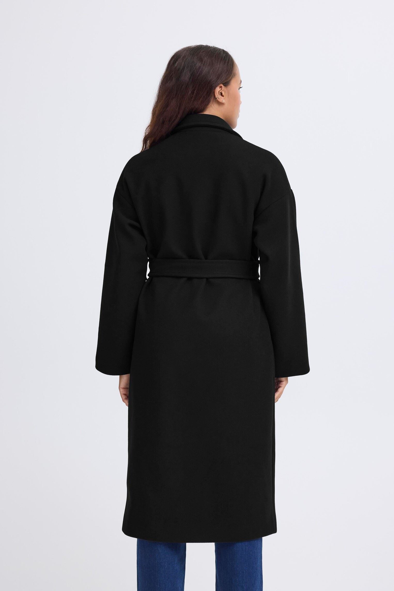 Manteaux IHJANNET JA8 femme noir Ichi Manteaux IHJANNET JA8 femme noir Black