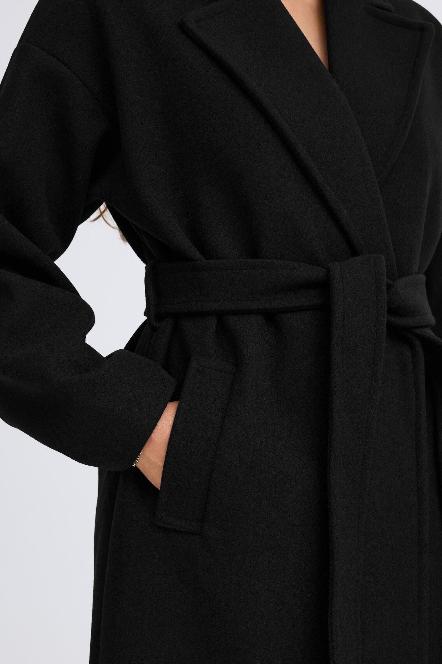 Manteaux IHJANNET JA8 femme noir Ichi Manteaux IHJANNET JA8 femme noir Black