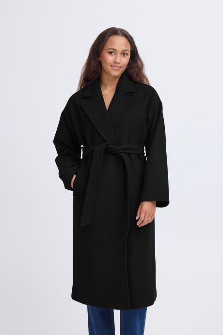 Ichi Manteaux IHJANNET JA8 femme noir