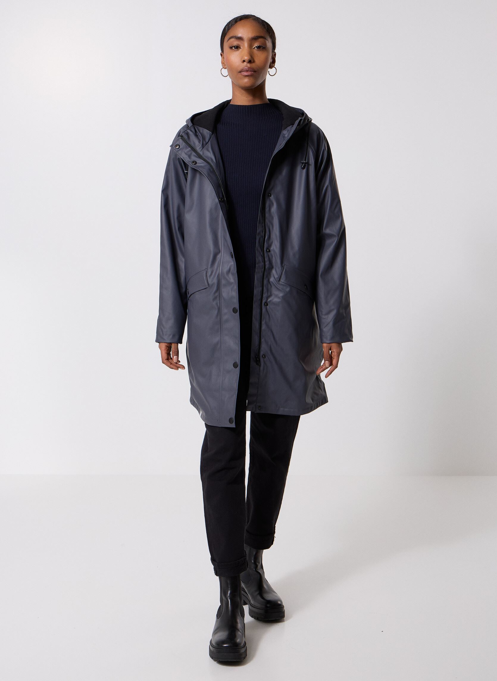 Vestes imperméable Ihtazo Ja femme gris Ichi Vestes imperméable Ihtazo Ja femme gris GRAY PINSTRIPE