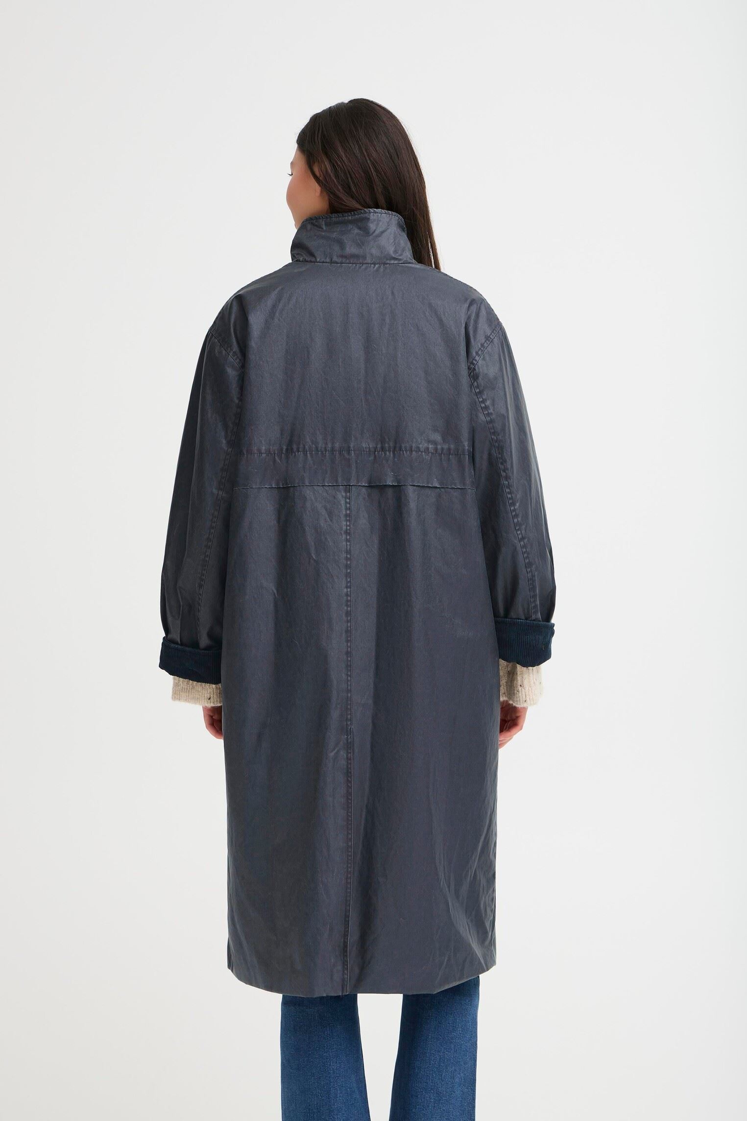 Vestes imperméable IHGANILO JA2 femme bleu Ichi Vestes imperméable IHGANILO JA2 femme bleu Dark Navy