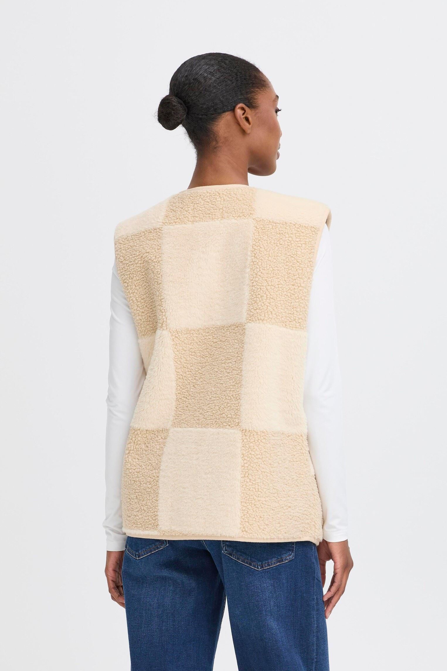 Bodywarmer IHTONZA WA dames beige Ichi Bodywarmer IHTONZA WA dames beige Fog